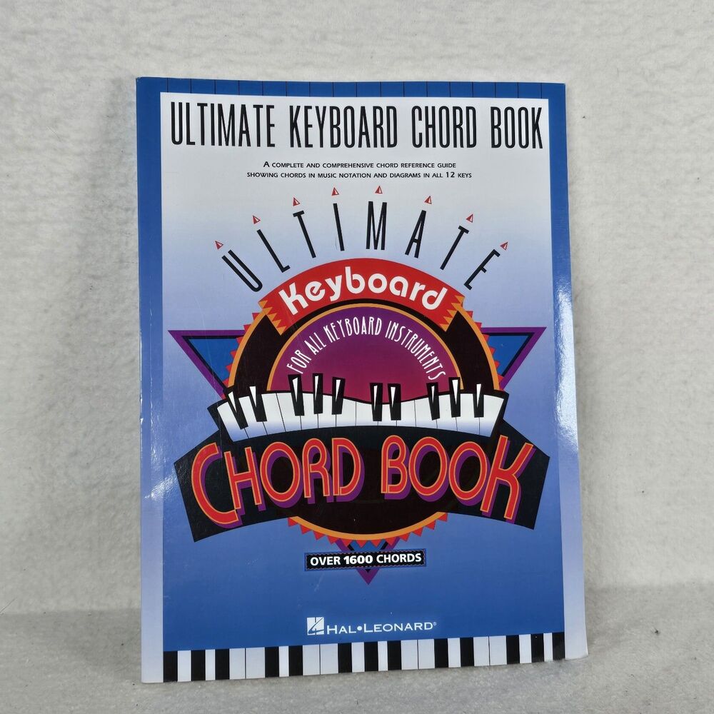 Ultimate Keyboard Chord Book - 1600 Piano Chord Diagrams NEW 000290045